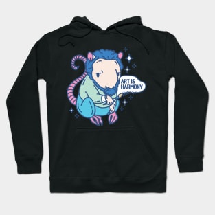 Funny Animal Artist pun Georges Sir Rat with quote Hoodie